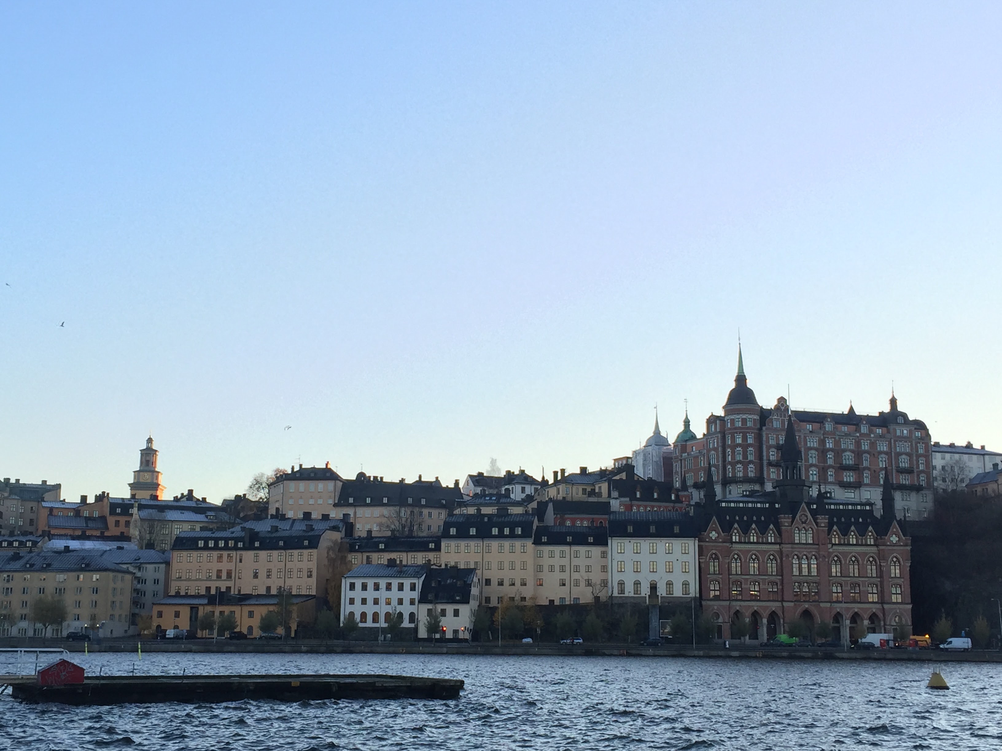 View of the skyline from Gamla Stan