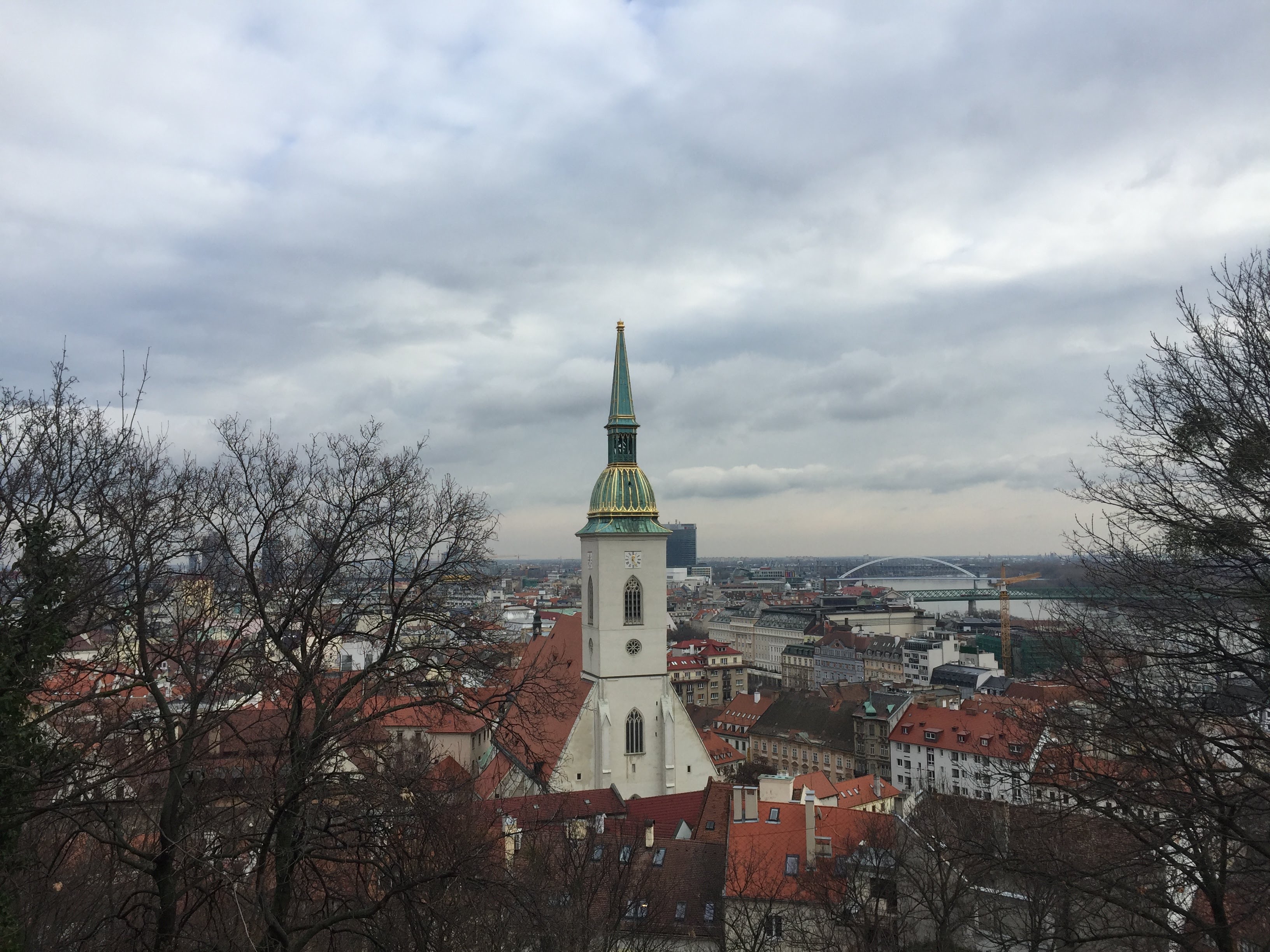 View of the city from Bratislava Castle